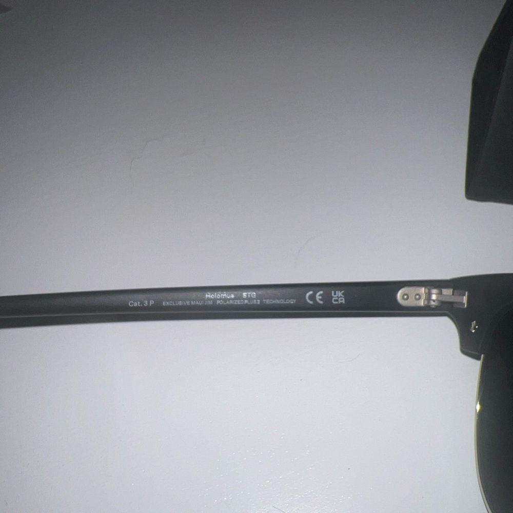 Maui Jim MJ0695S-001 Holomua Polarized Plus Black  Matte Sunglasses 52-18-145 M - Picture 5 of 7